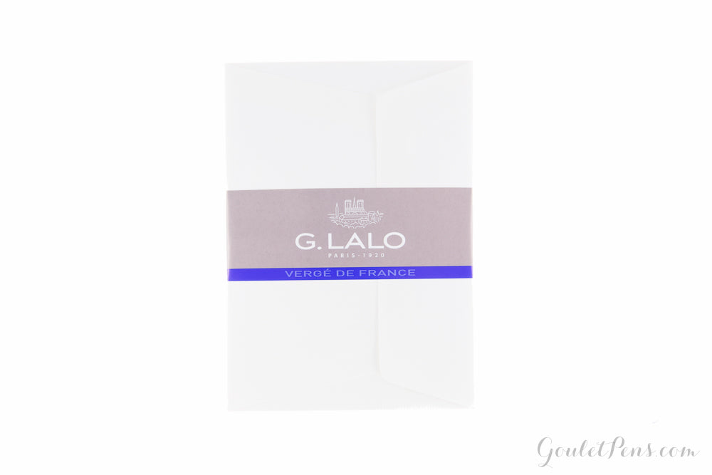 G. Lalo Vergé de France Small Envelopes - White (6.38 x 4.49)