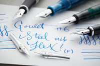 Goulet #6 Steel Flex Nib - Silver