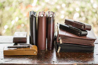 Girologio 12 Zippered Pen Case - Oxblood