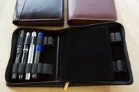 Girologio 12 Zippered Pen Case - Oxblood