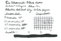 De Atramentis Black Roses (scented) - Ink Sample