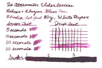 De Atramentis Elderberry (scented) - Ink Sample