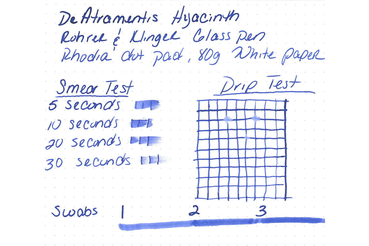 De Atramentis Hyacinth (scented) fountain pen ink