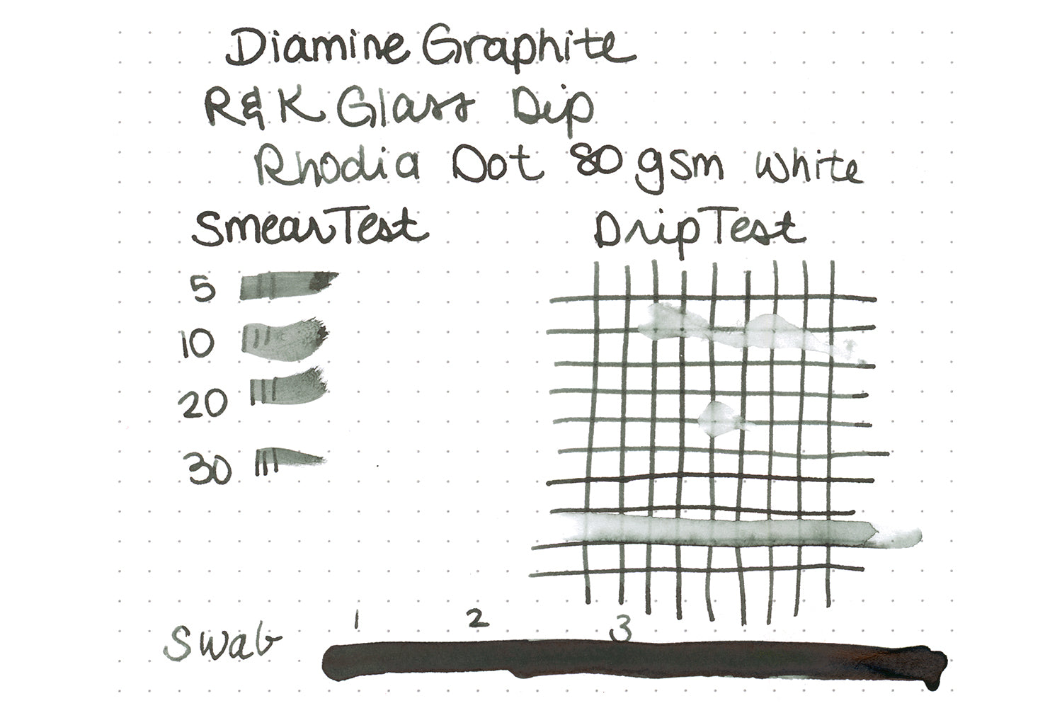 Diamine Graphite fountain pen ink