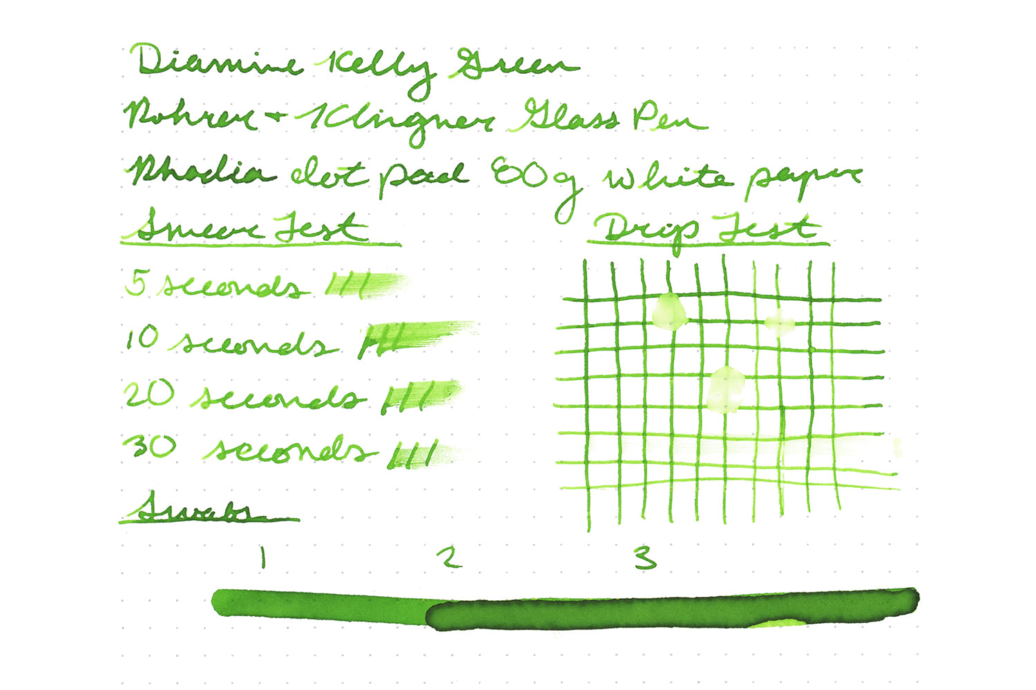 Diamine Kelly Green - 30ml Bottled Ink