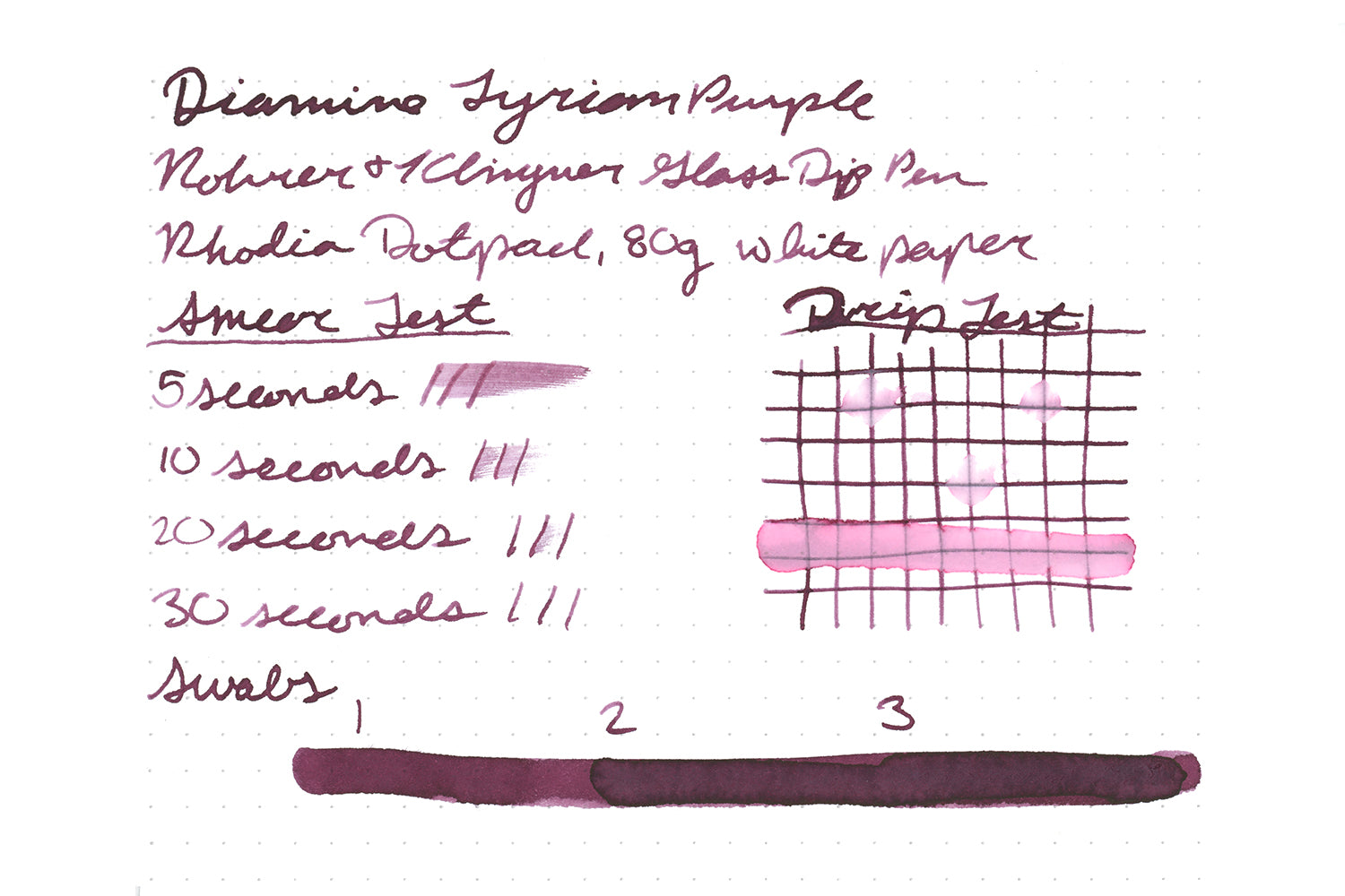 Diamine Tyrian Purple fountain pen ink