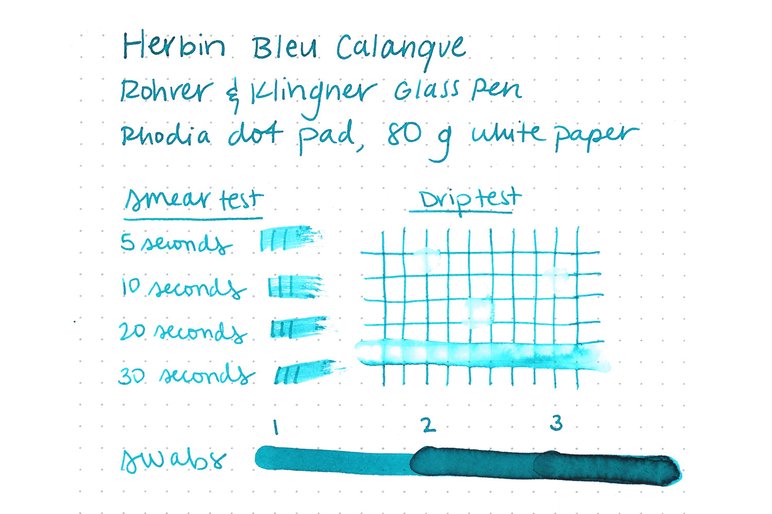 Herbin Bleu Calanque ink review