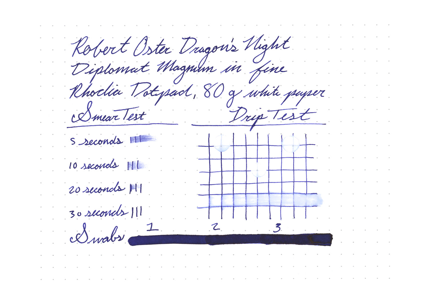 Robert Oster Dragon's Night fountain pen ink