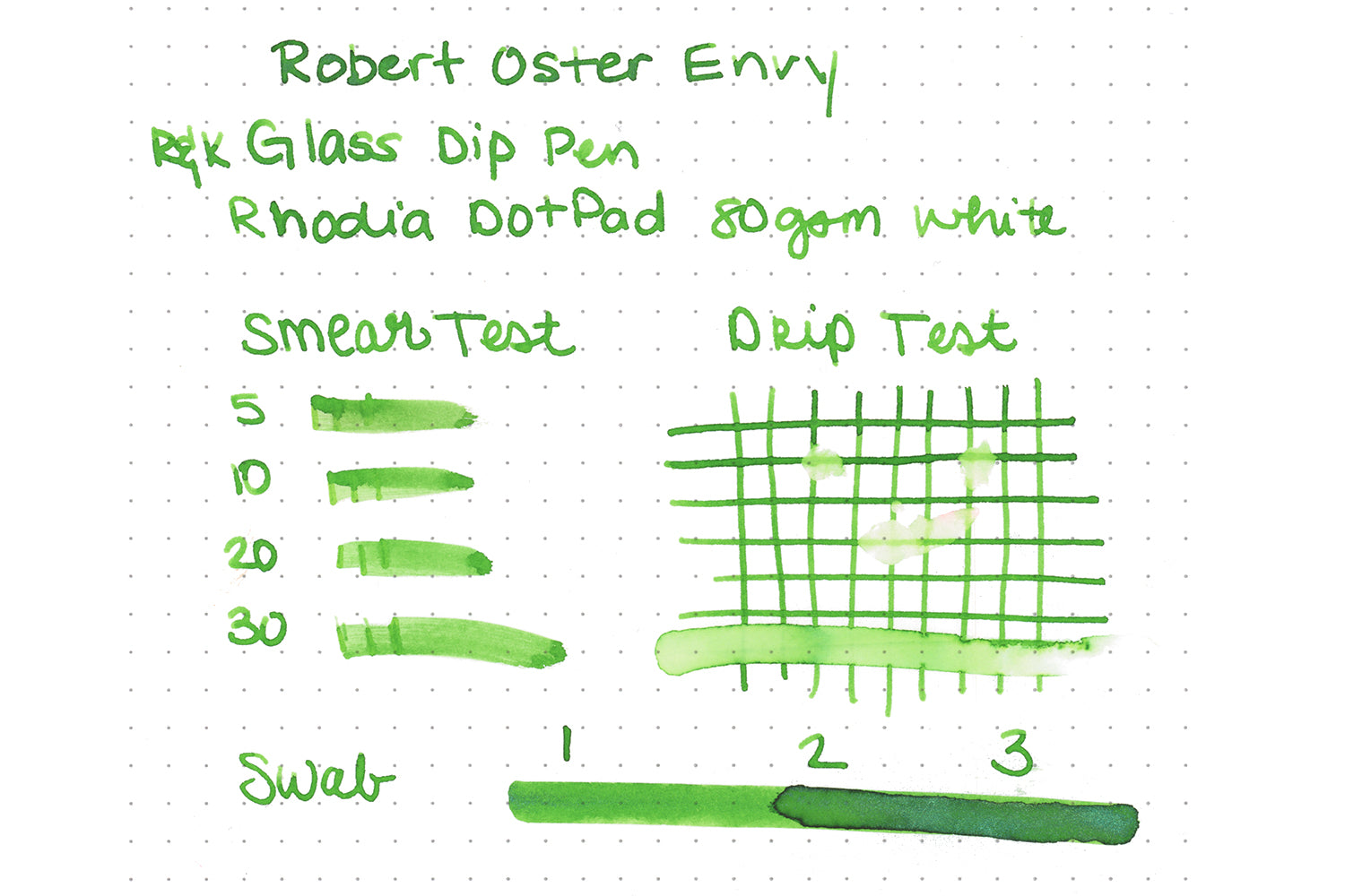 Robert Oster Envy fountain pen ink