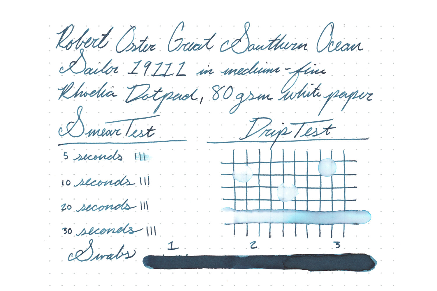 Robert Oster Great Southern Ocean - 50ml Bottled Ink