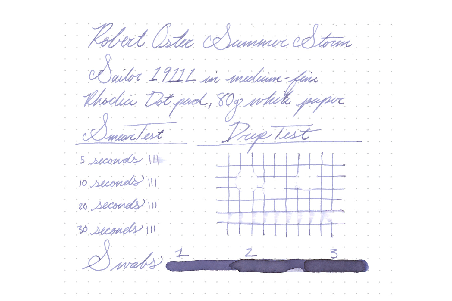 Robert Oster Summer Storm - 50ml Bottled Ink