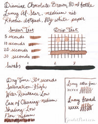 Diamine Chocolate Brown - 30ml Bottled Ink