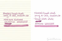 Noodler's Purple Heart - Ink Sample