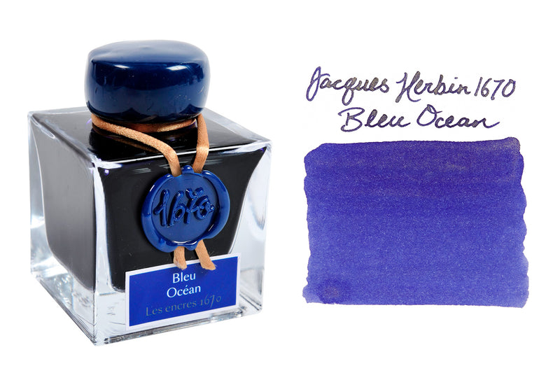 Jacques Herbin 1670 Bleu Ocean - 50ml Bottled Ink