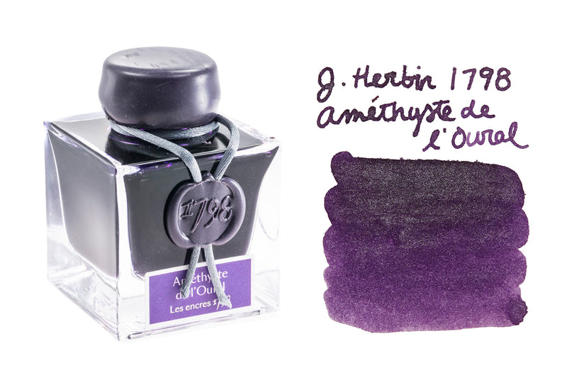 Jacques Herbin 1798 Amethyste de l'Oural - 50ml Bottled Ink