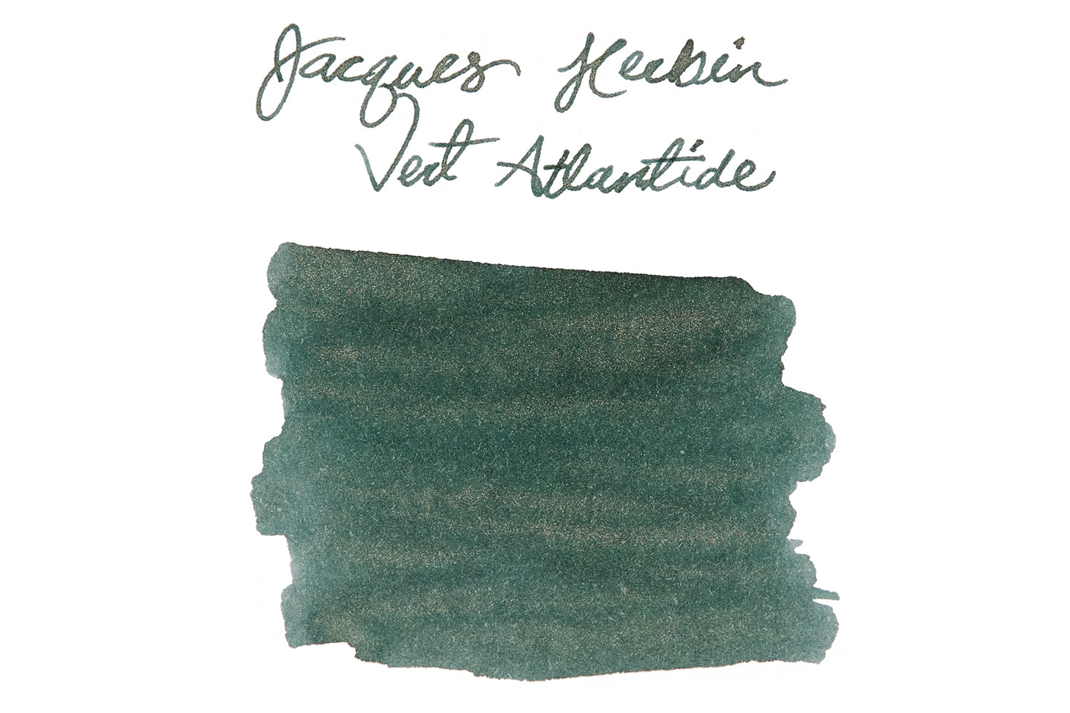 Jacques Herbin 350 Vert Atlantide fountain pen ink