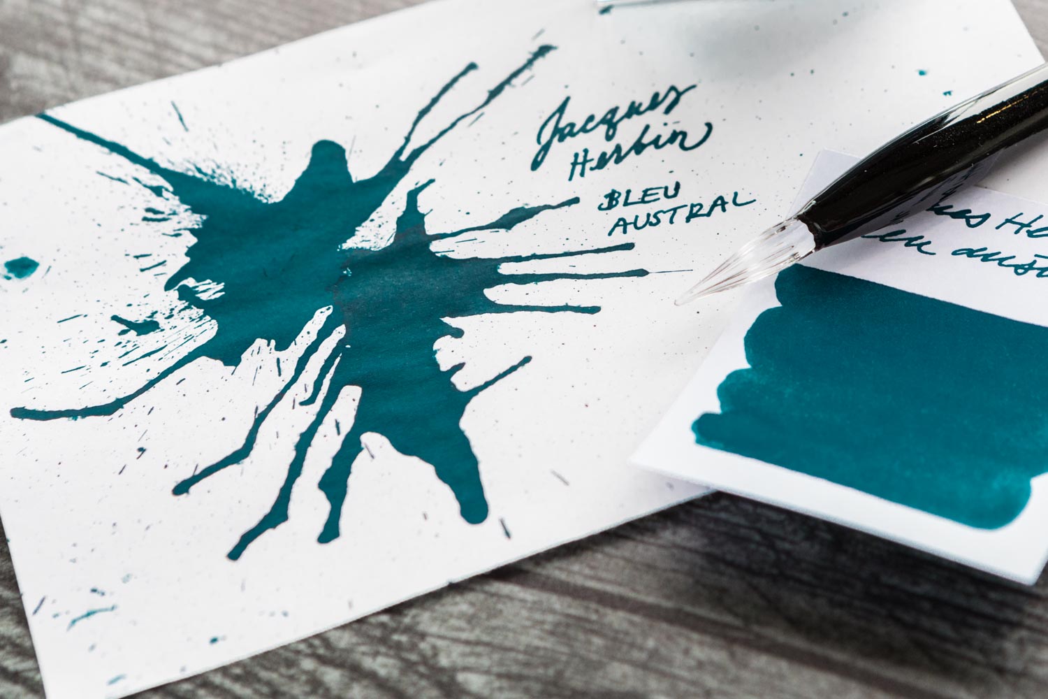 Jacques Herbin Bleu Austral fountain pen ink