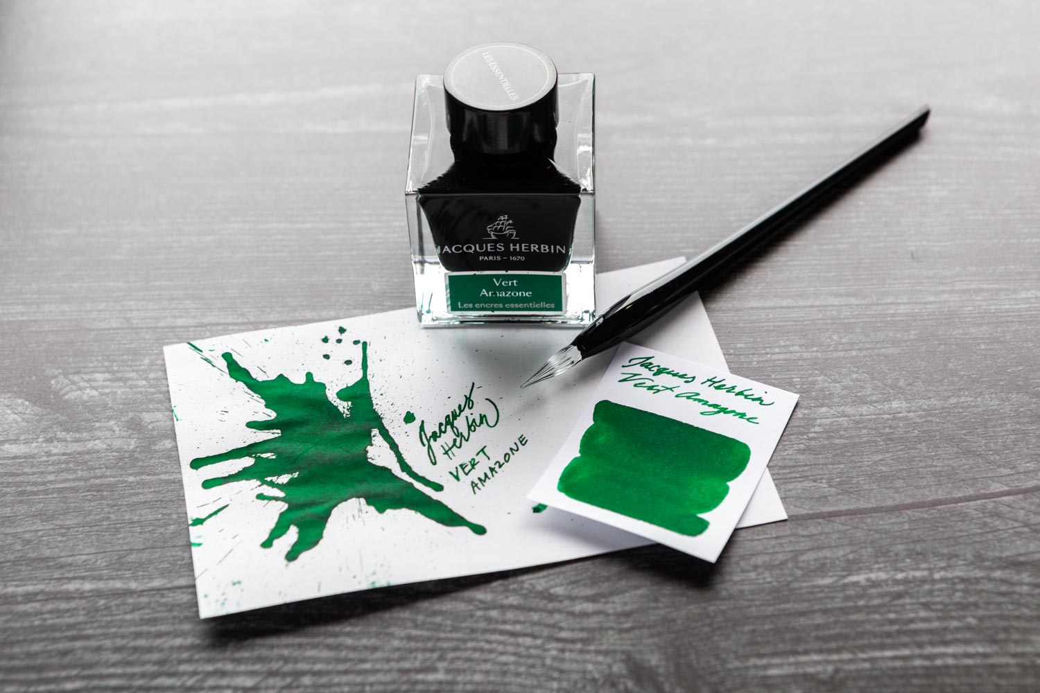 Jacques Herbin Vert Amazone - 50ml Bottled Ink