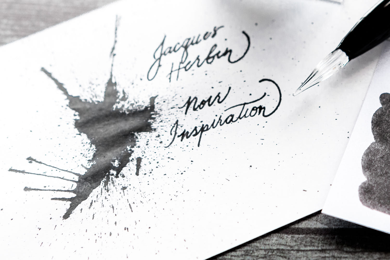 Jacques Herbin Noir Inspiration fountain pen ink (scented)