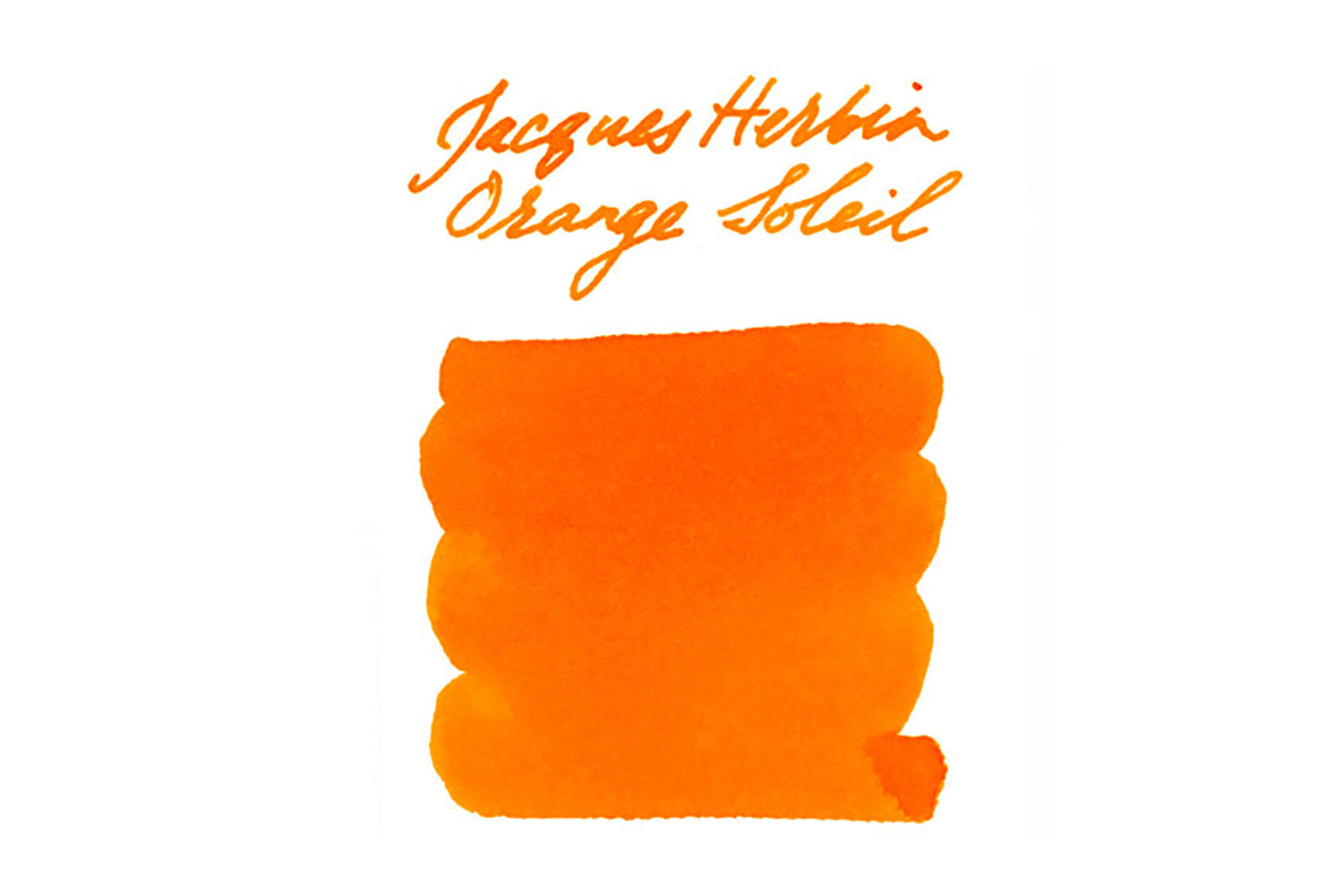 Jacques Herbin Orange Soleil fountain pen ink