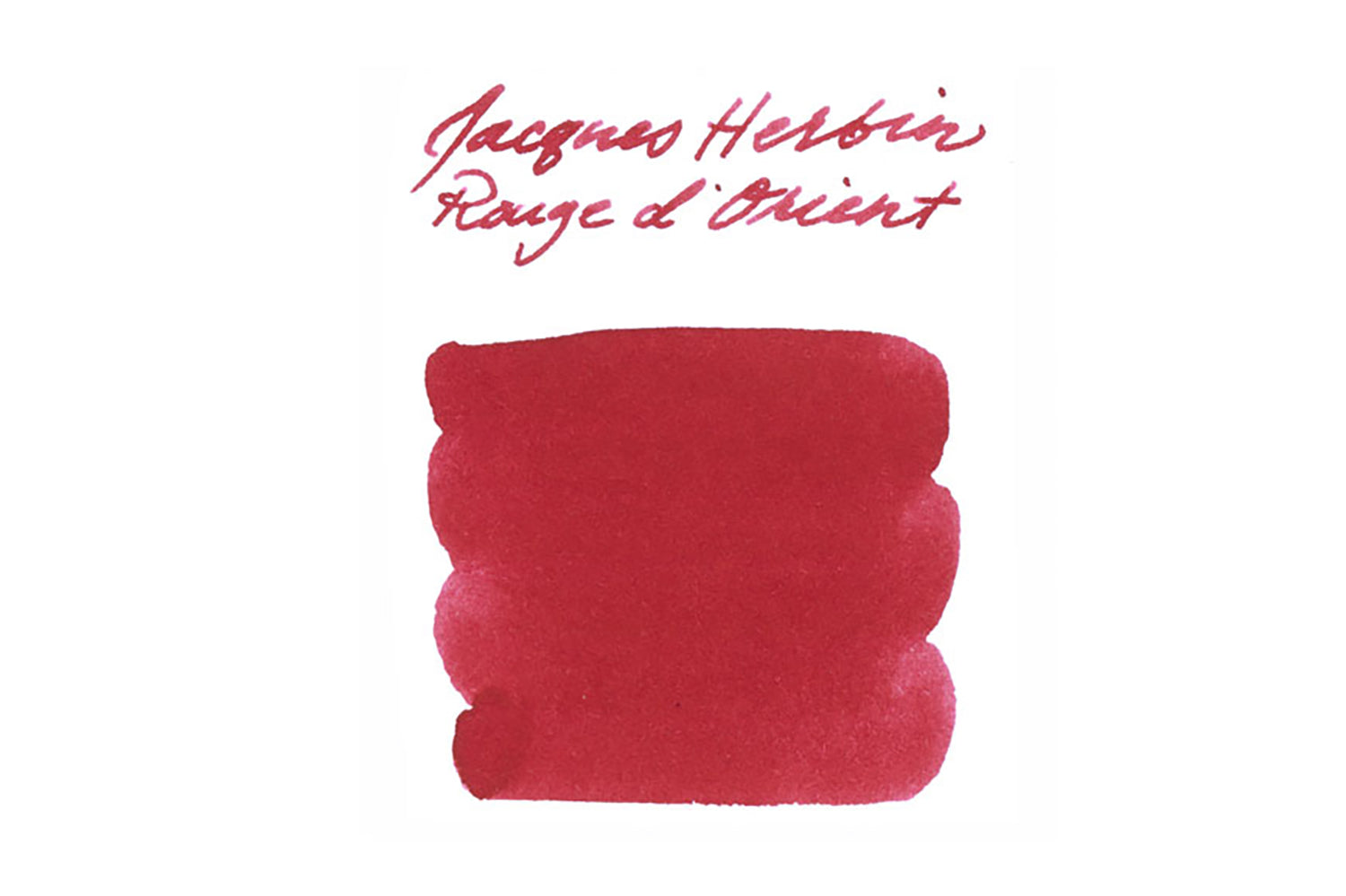 Jacques Herbin Rouge d'Orient fountain pen ink