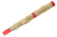 Jinhao 999 Dragon Fountain Pen - Gold/Red