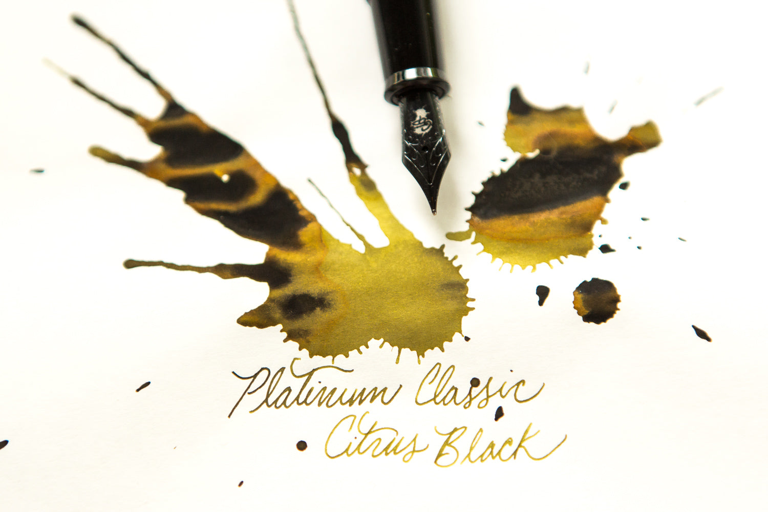 Platinum Classic Citrus Black fountain pen ink