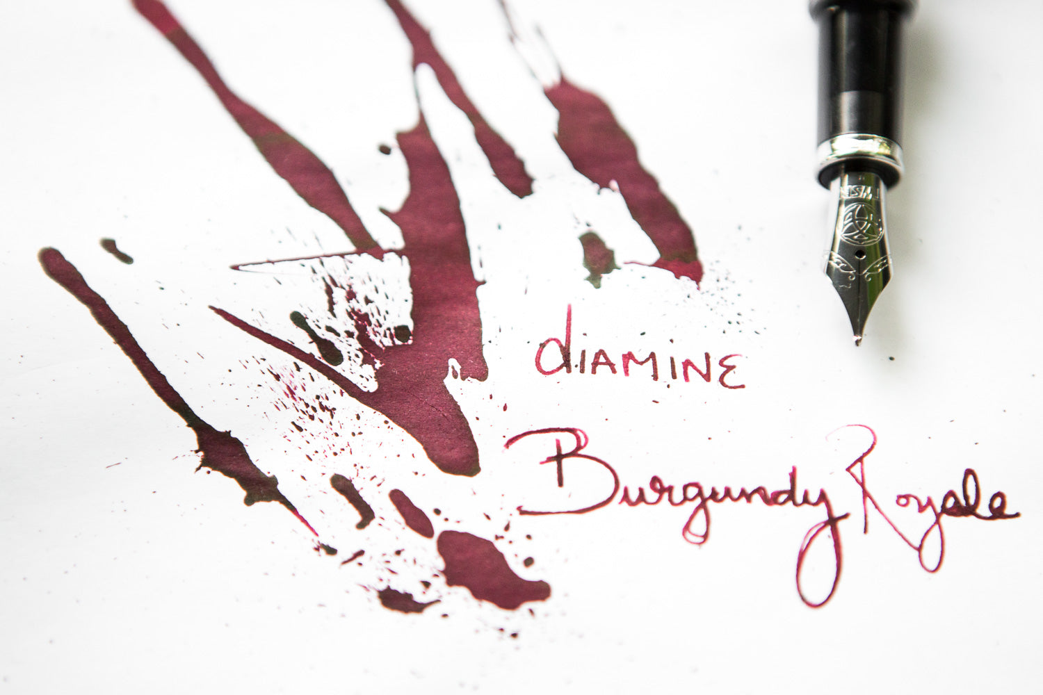 Diamine Burgundy Royale fountain pen ink