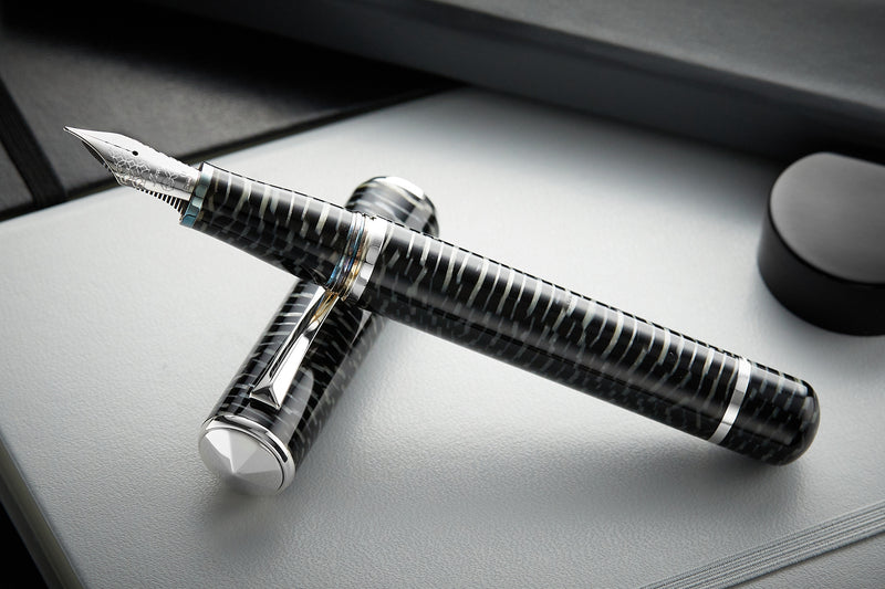 Montegrappa Celluloid Masters Arte Fountain Pen - Zebra (Limited Edition)