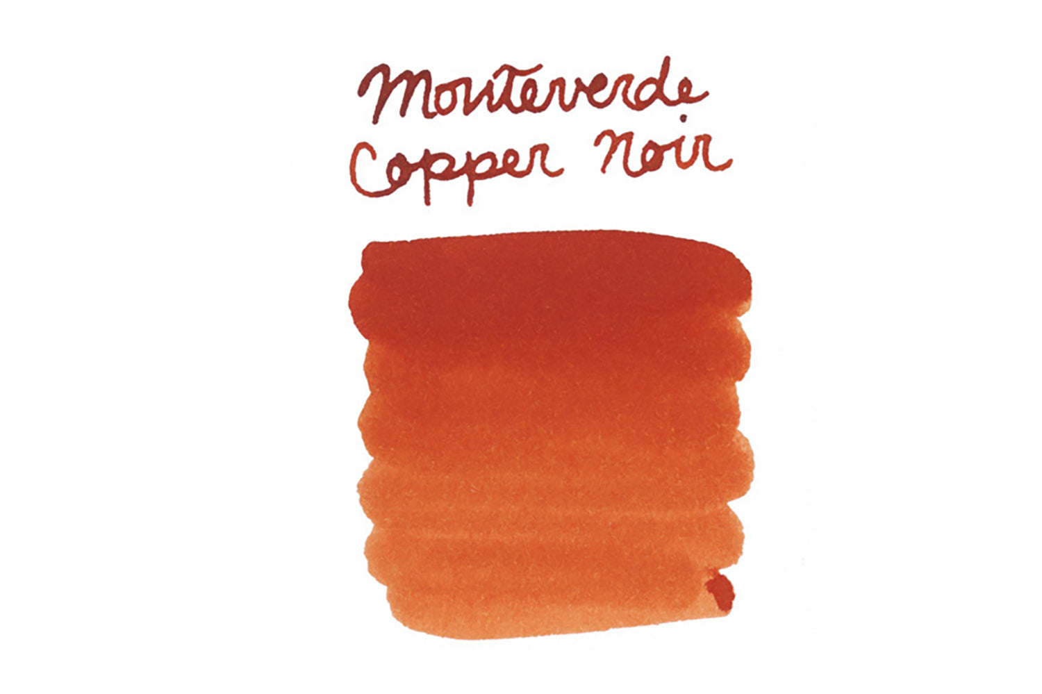 Monteverde Copper Noir fountain pen ink