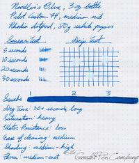 Noodler's Blue - Ink Sample