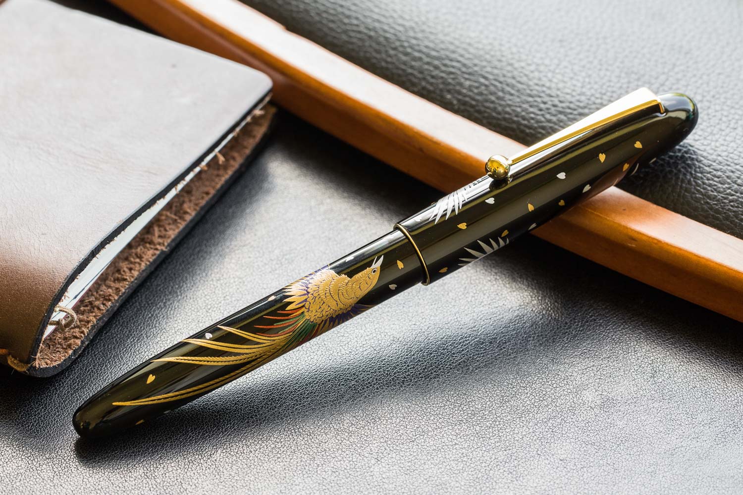 Namiki Nippon Art Maki-e Fountain Pen - Golden Pheasant