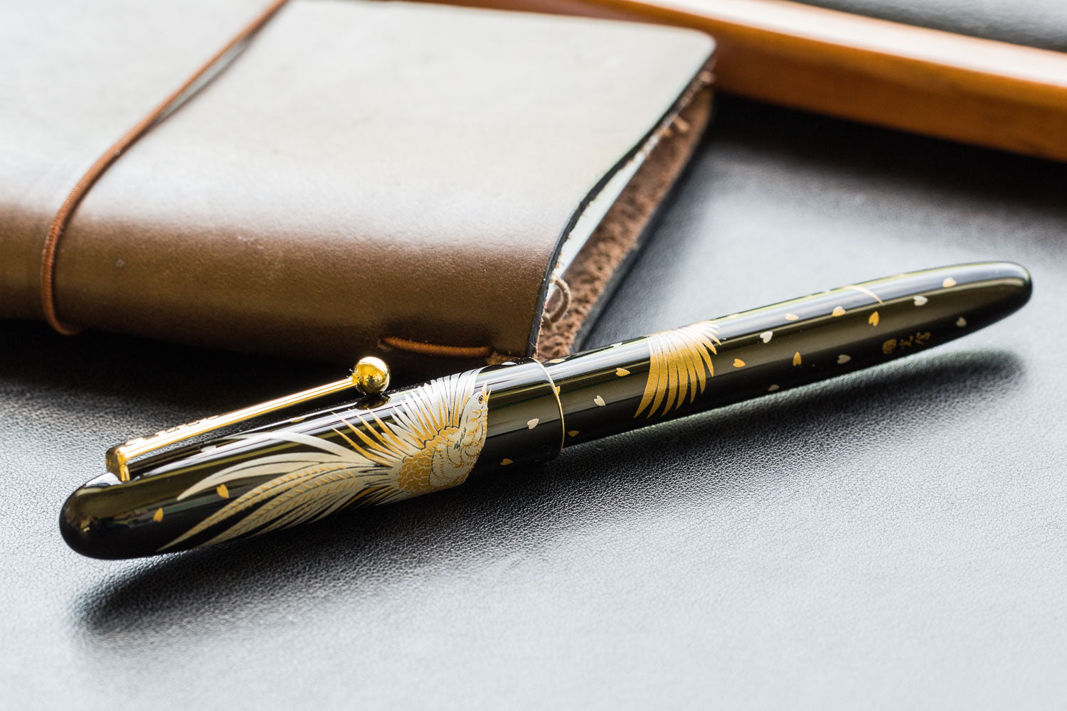 Namiki Nippon Art Maki-e Fountain Pen - Golden Pheasant