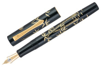 Namiki Chinkin Fountain Pen - Bamboo and Sparrow