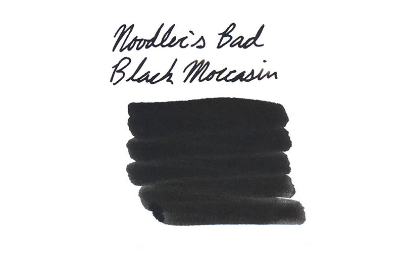 Noodler's Bad Black Moccasin - Ink Sample