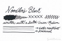 Noodler's Black - Ink Sample