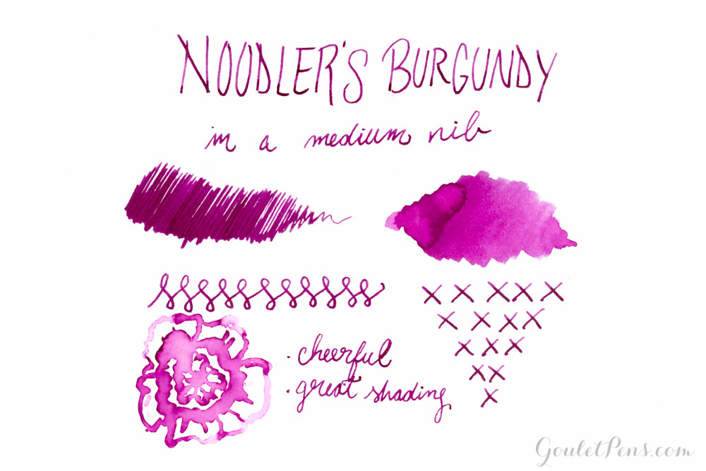 Noodler's Burgundy fountain pen ink