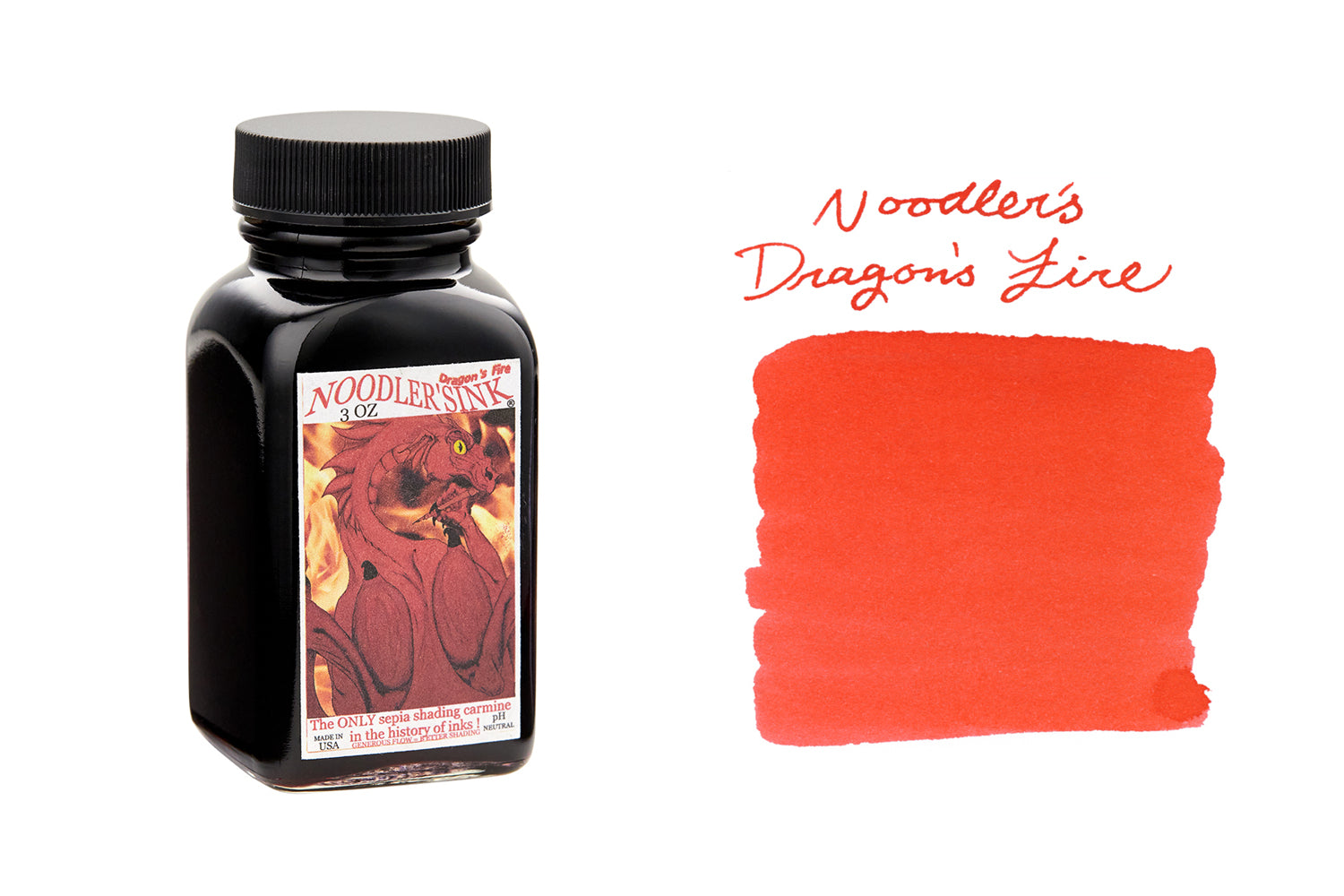 Noodler's Dragon's Fire - 3oz Bottled Ink