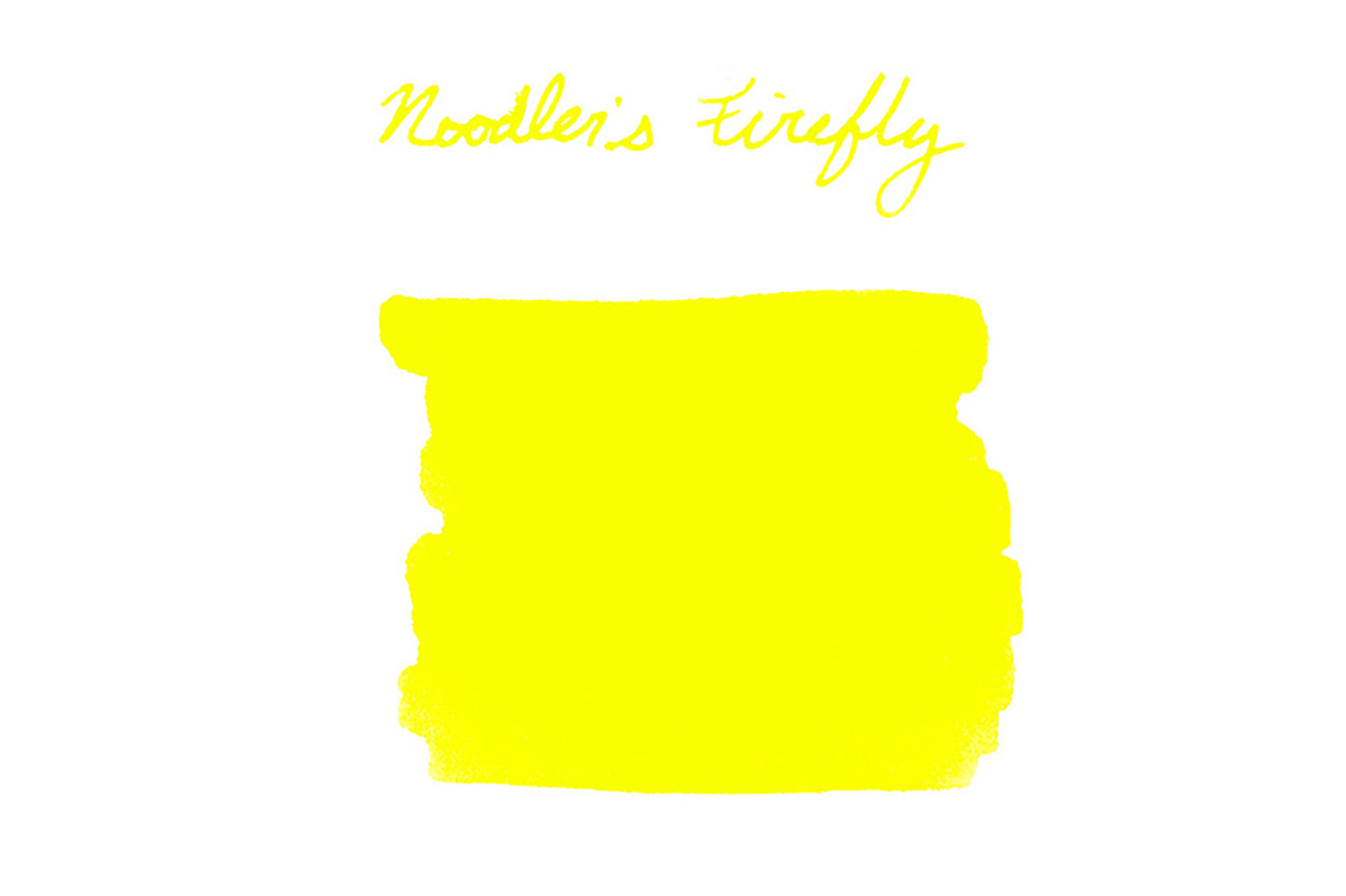 Noodler's Firefly Yellow fountain pen ink