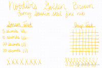 Noodler's Golden Brown - Ink Sample