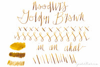 Noodler's Golden Brown - Ink Sample