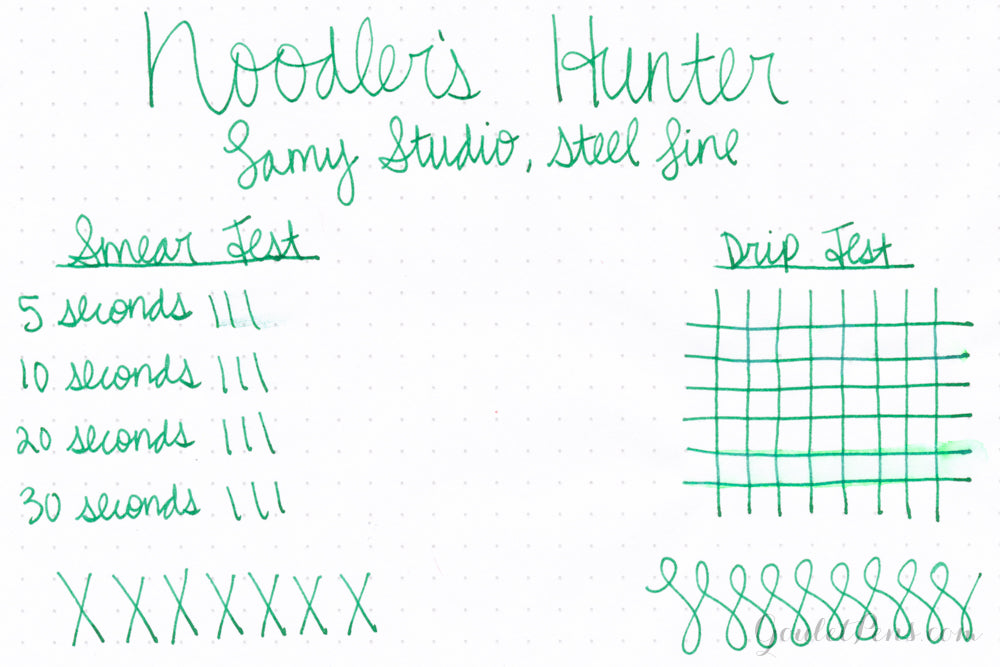 Noodler's Hunter fountain pen ink