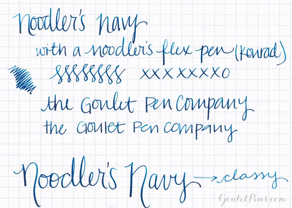 Noodler's Navy fountain pen ink