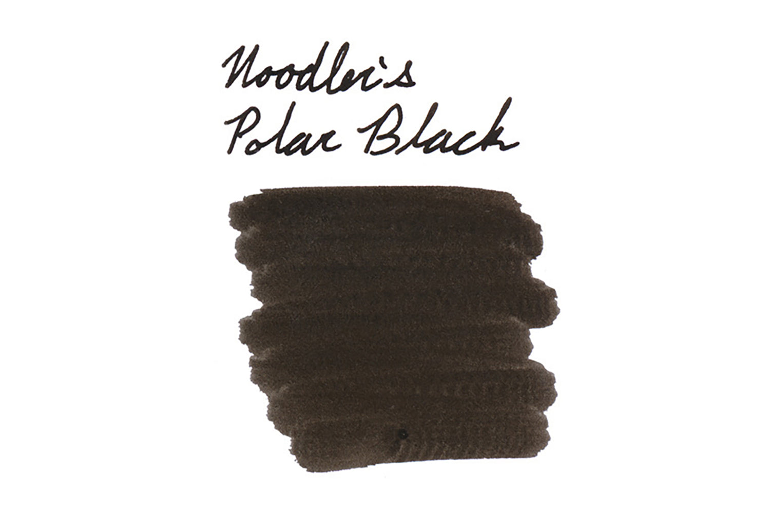 Noodler's Polar Black fountain pen ink