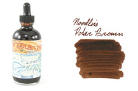 Noodler's Polar Brown - 4.5oz Bottled Ink with Free Charlie Pen