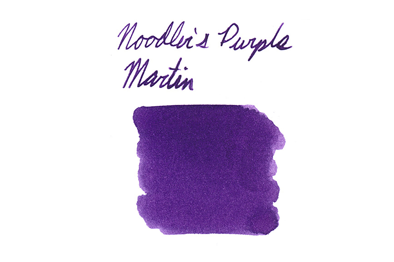 Noodler's Purple Martin fountain pen ink