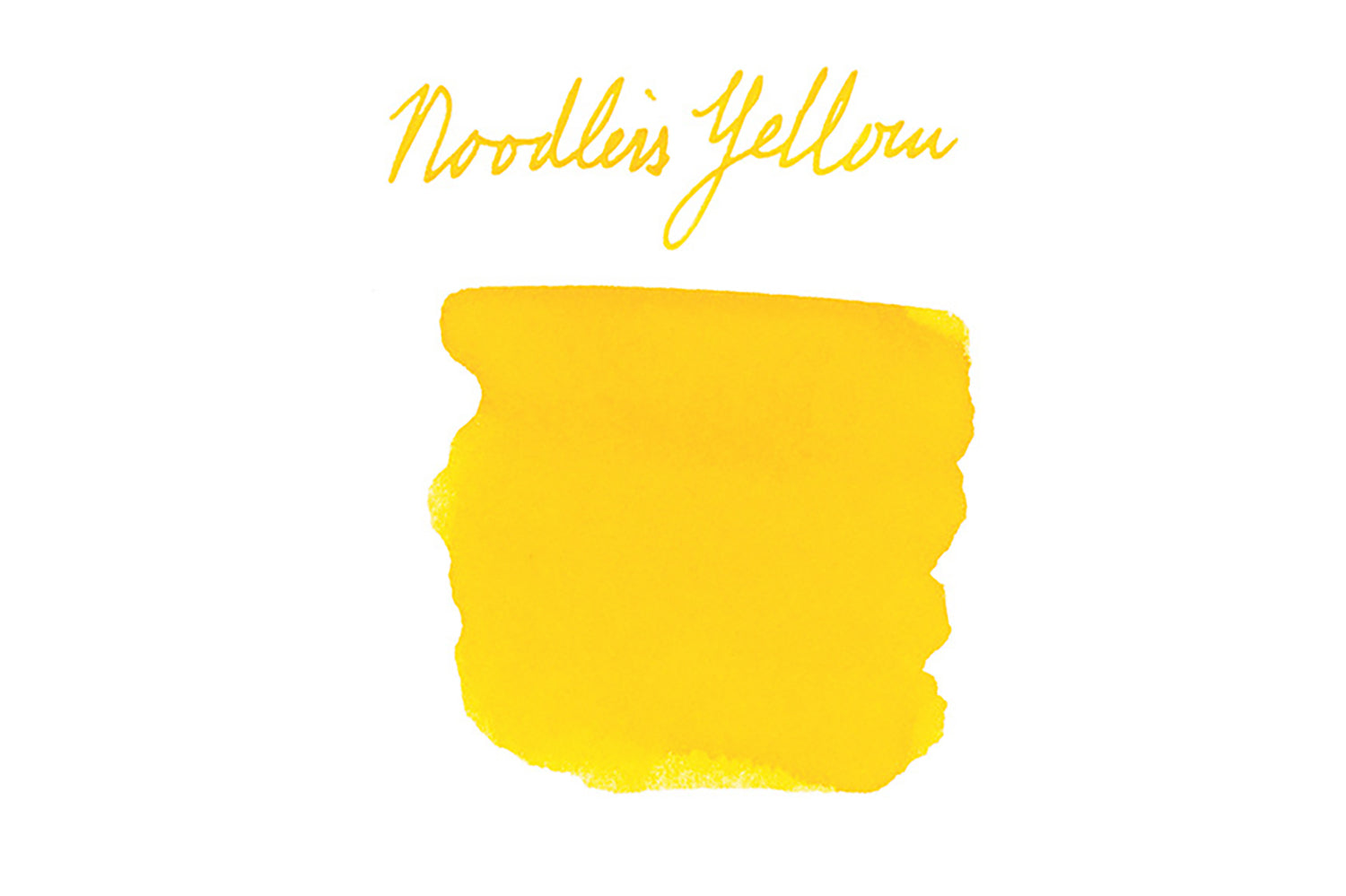 Noodler's Yellow fountain pen ink