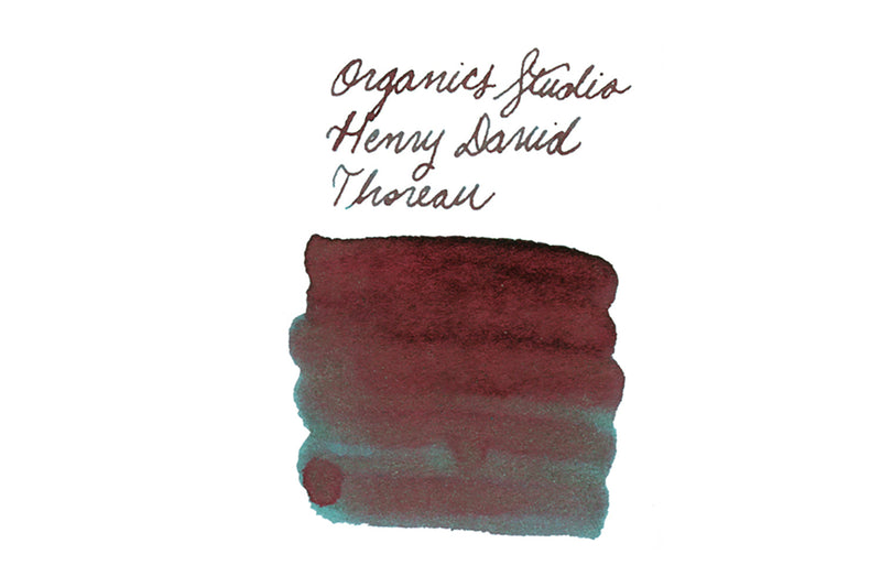 Organics Studio Henry David Thoreau Walden Pond - Ink Sample