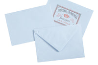 Original Crown Mill Classic Laid Small Envelopes - Light Blue