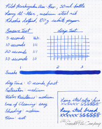 Pilot Iroshizuku Asa-gao - Ink Sample